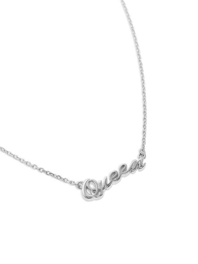 925 Sterling Silver Queen Pendant Necklace : AVPE10001