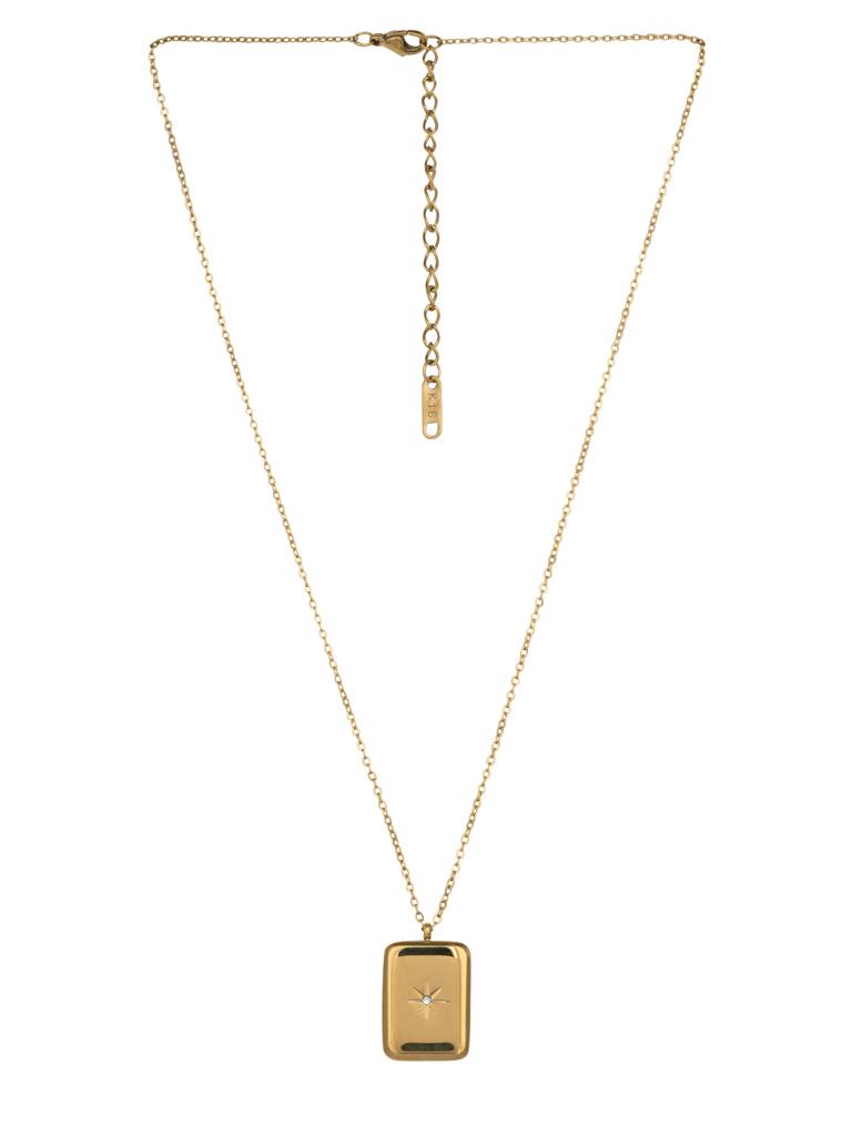 Rectangular Pendant With A Star : AVPE10008