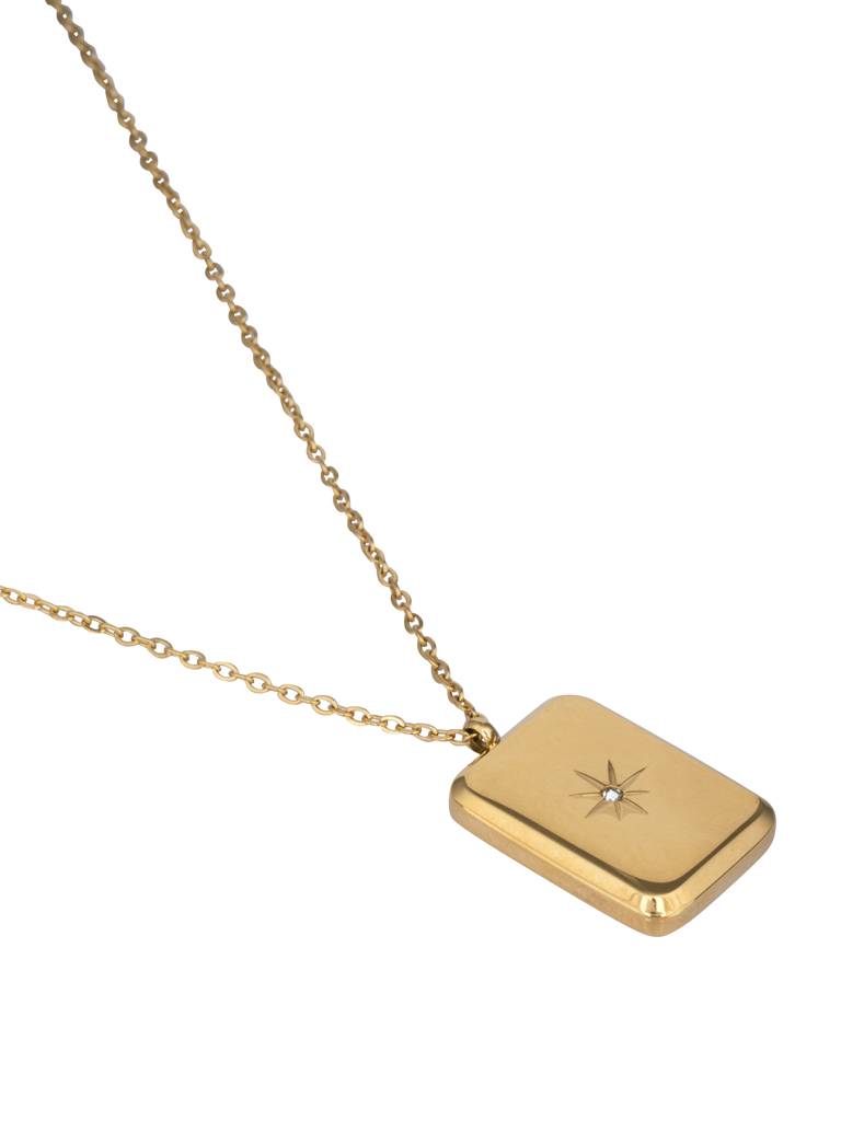 Rectangular Pendant With A Star : AVPE10008