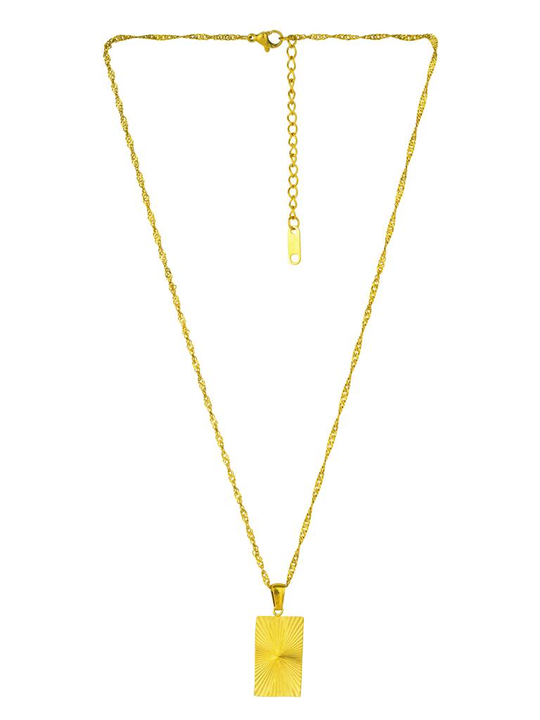 Sun Rays Rectangular Pendant : AVPE10020
