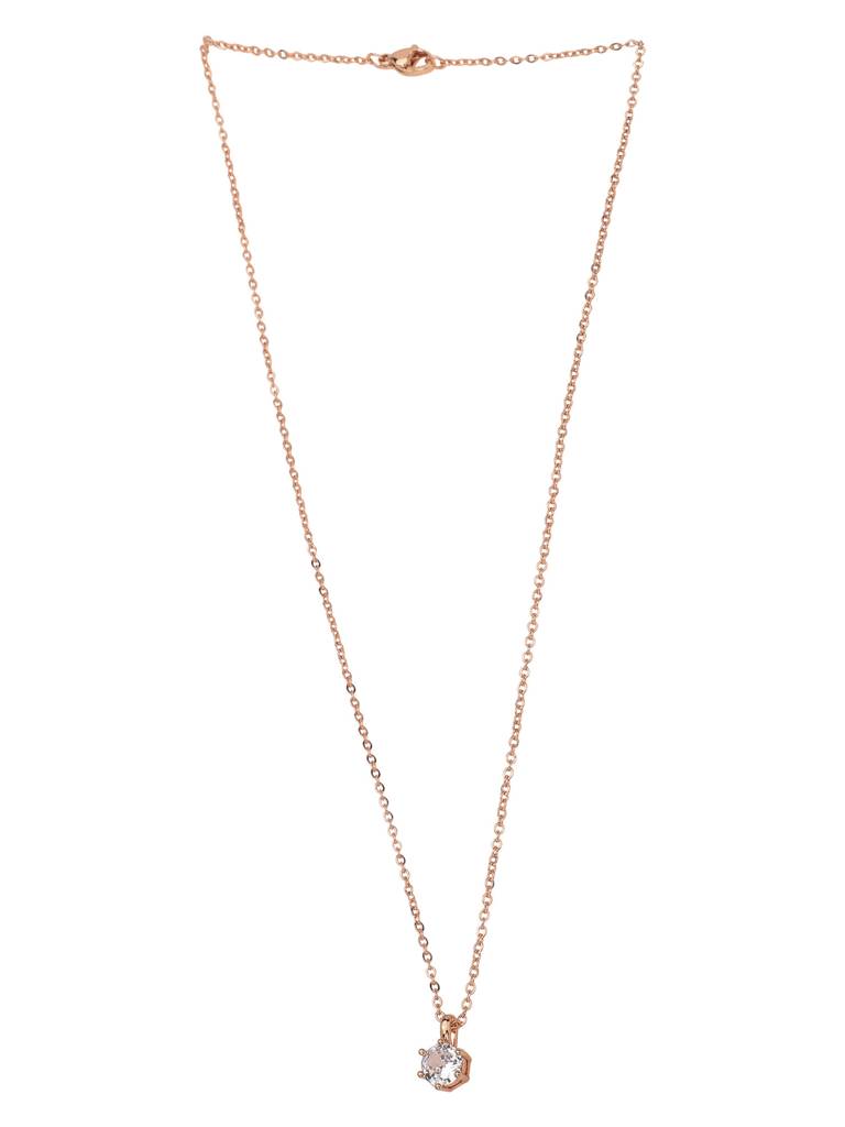 Timeless Solitaire Cz Pendant : AVPE10032