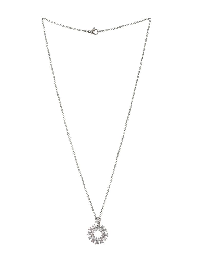 Snowflake Cz Pendant : AVPE10042