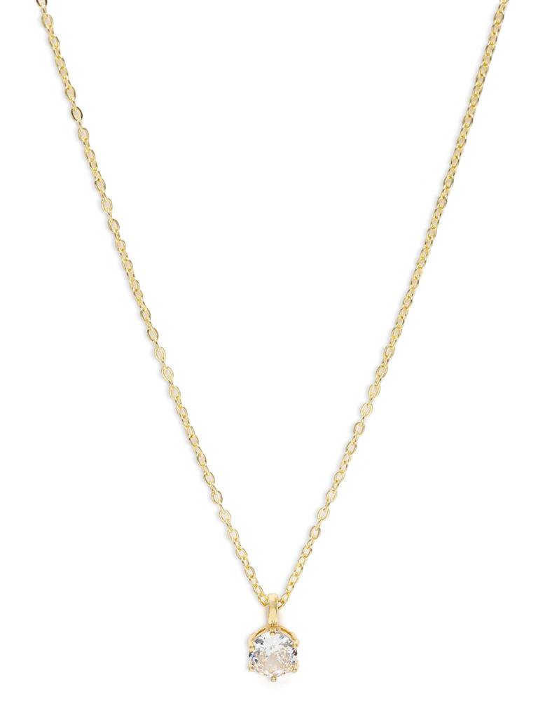 Timeless Solitaire Cz Pendant : AVPE10064