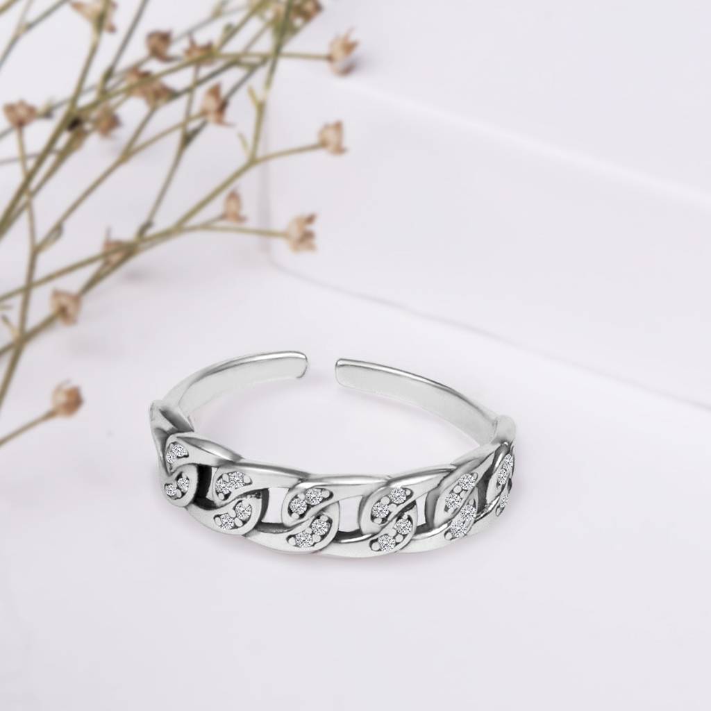 Silver Weave Ring : AVR018