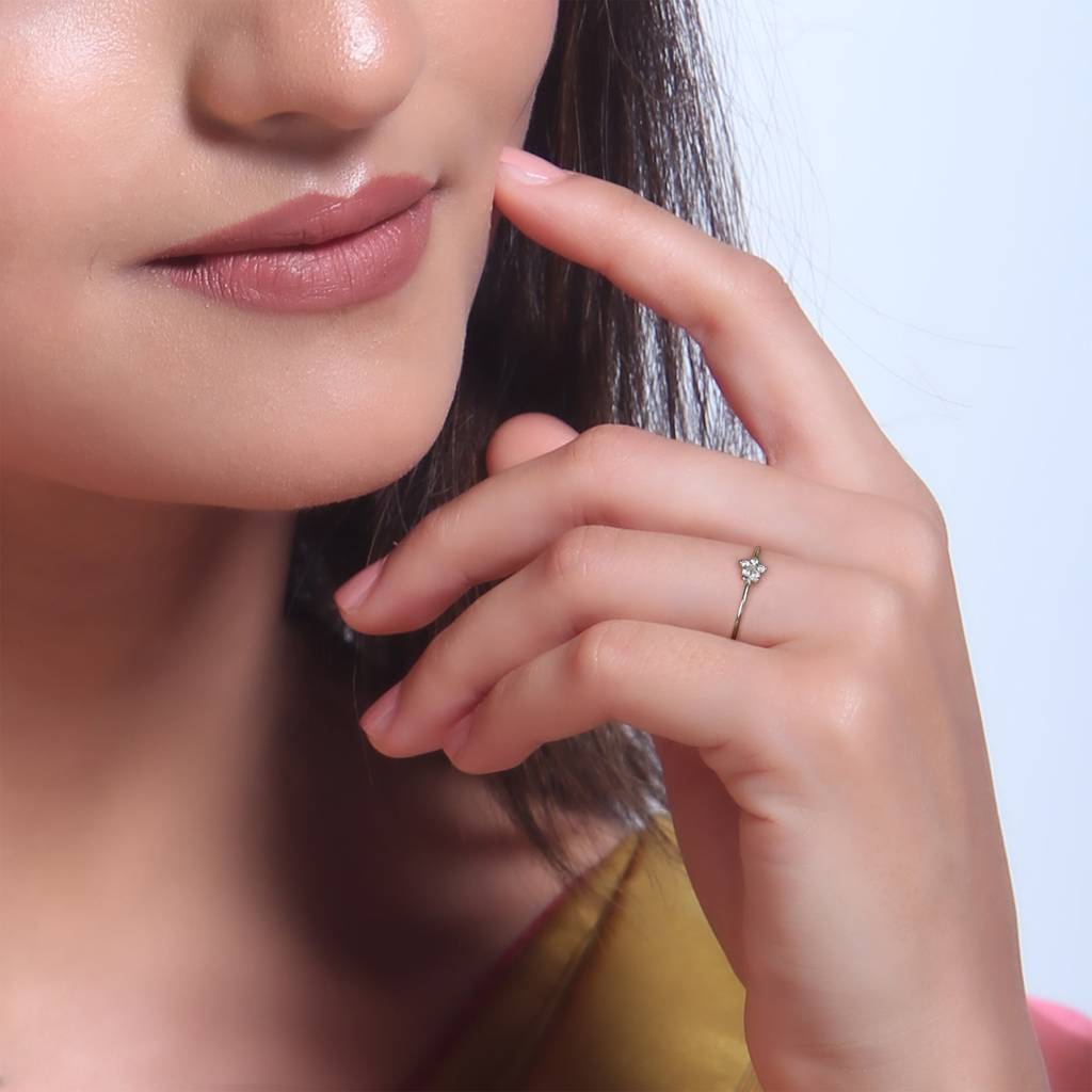Silver Zircon Constellation Ring : AVR096