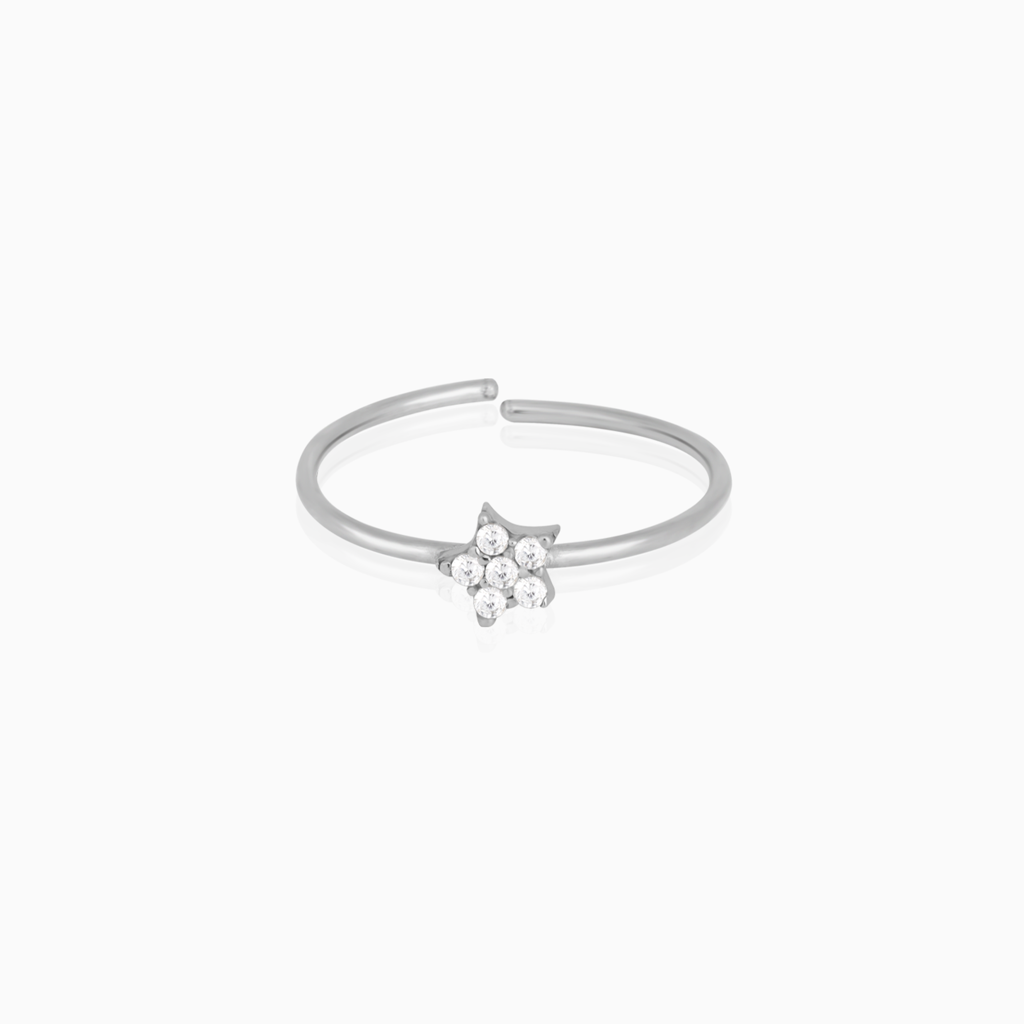 Silver Zircon Constellation Ring : AVR096