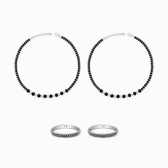 Giva 925 Silver Oxidised Silver Shakuntala Set| Gifts For Women And Girls | With Certifica : AVTR009A0275A0275