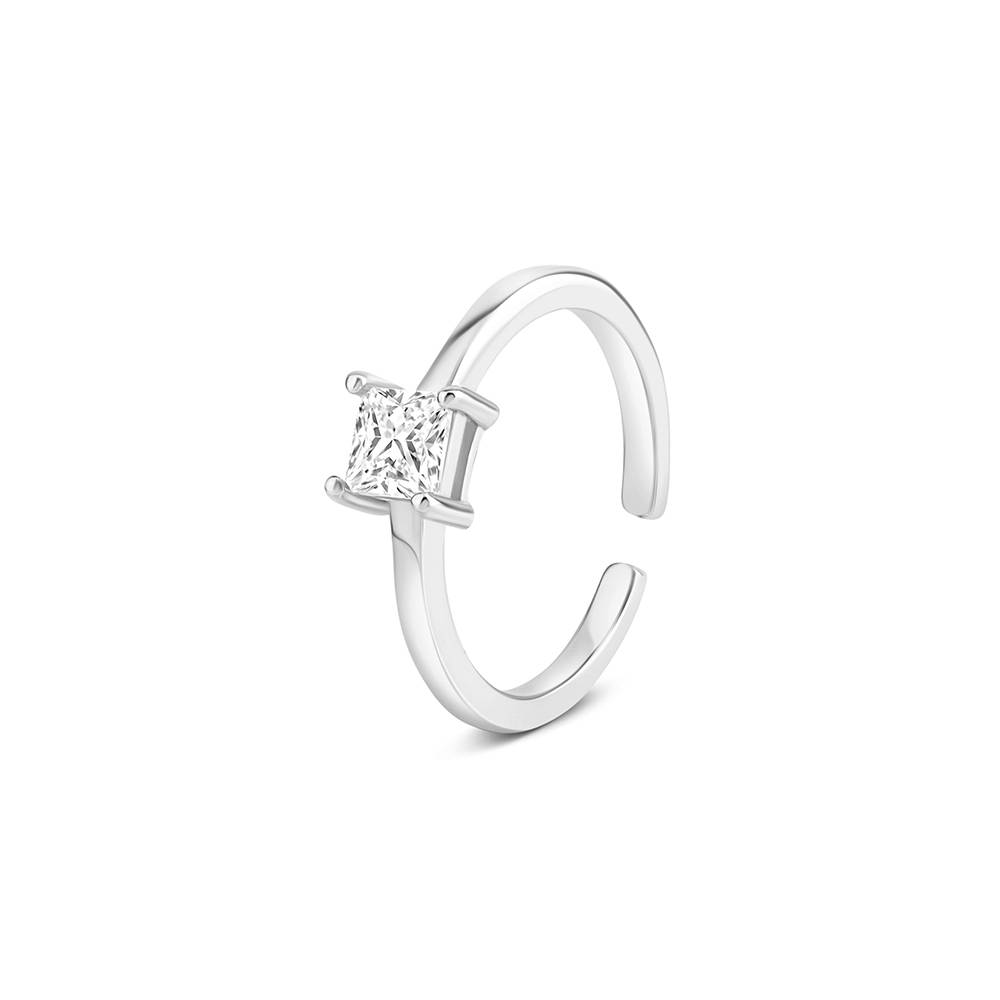 Square Cz Toe Ring : AVTR938