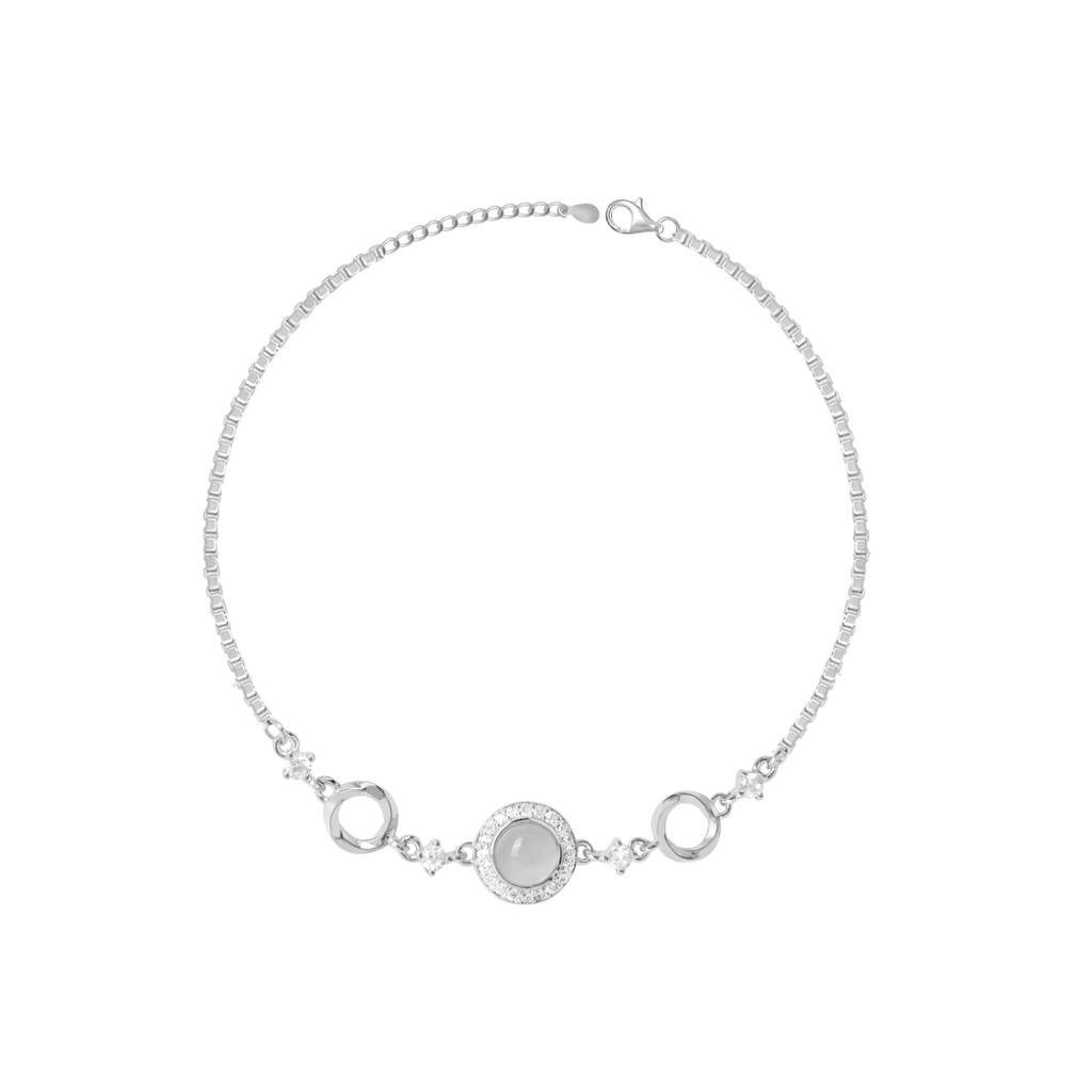 Round Dual Circular Anklet : AWPA330