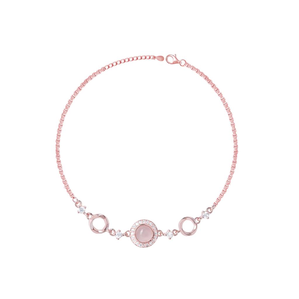 Round Dual Circular Anklet : AWPA340