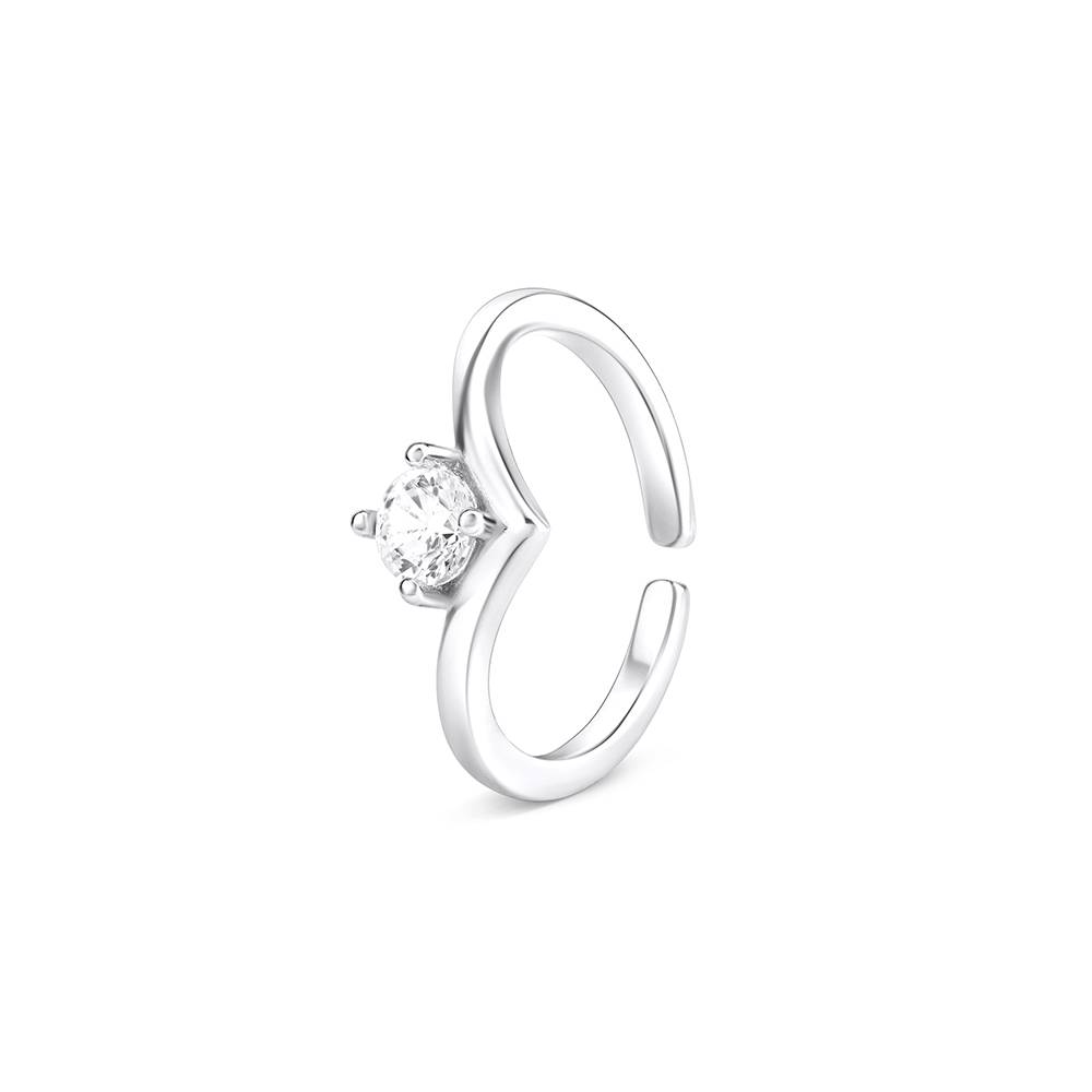 Solitaire Cz Toe Ring : AXTR992