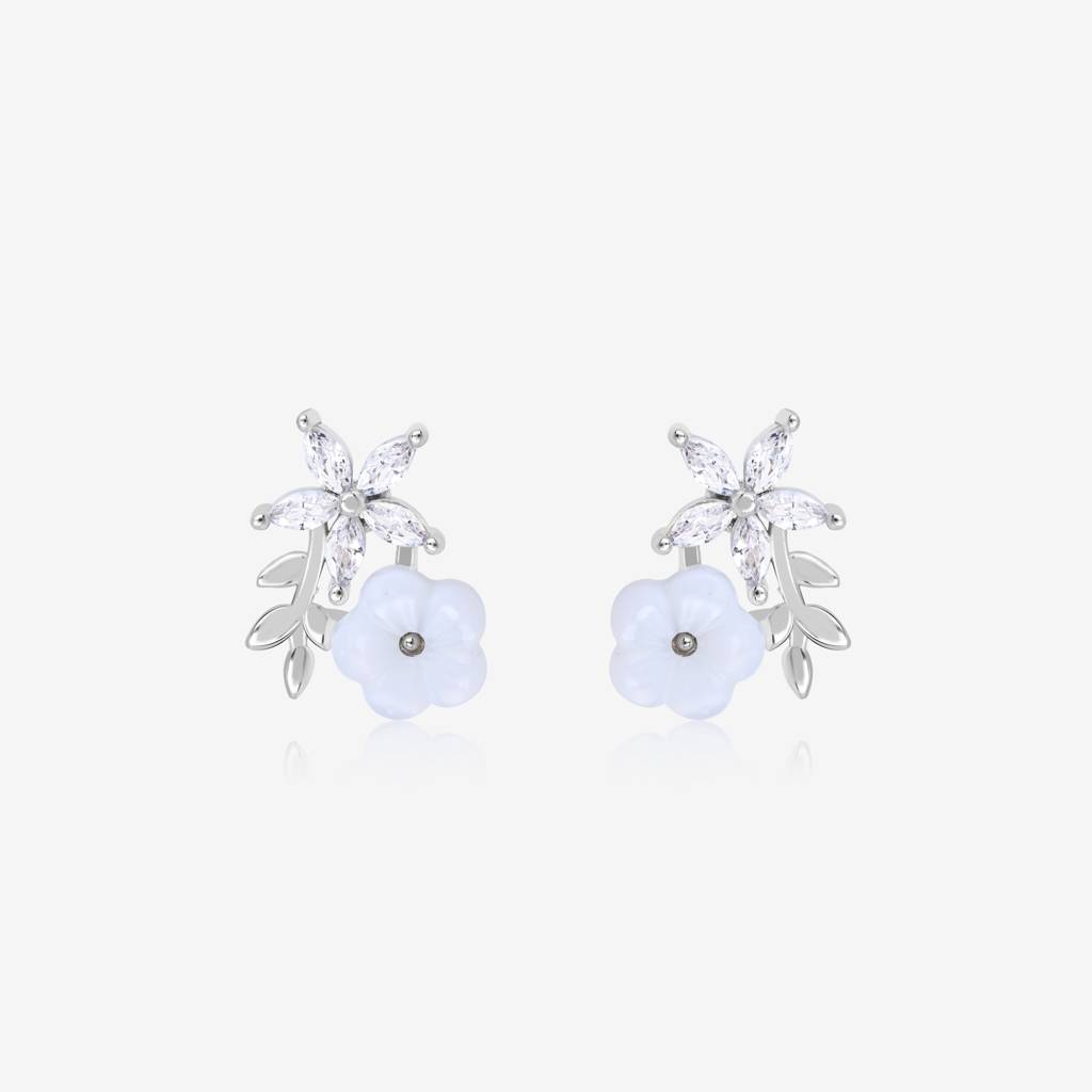 Twin Blossom Studs : AZTP316