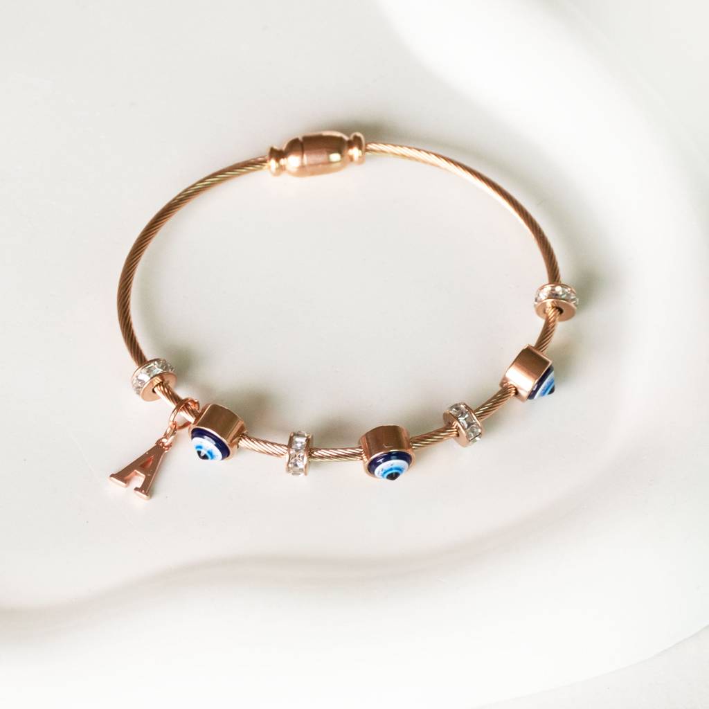 Classic-Evil-Eye-With-Personalized-Initial : BGR267