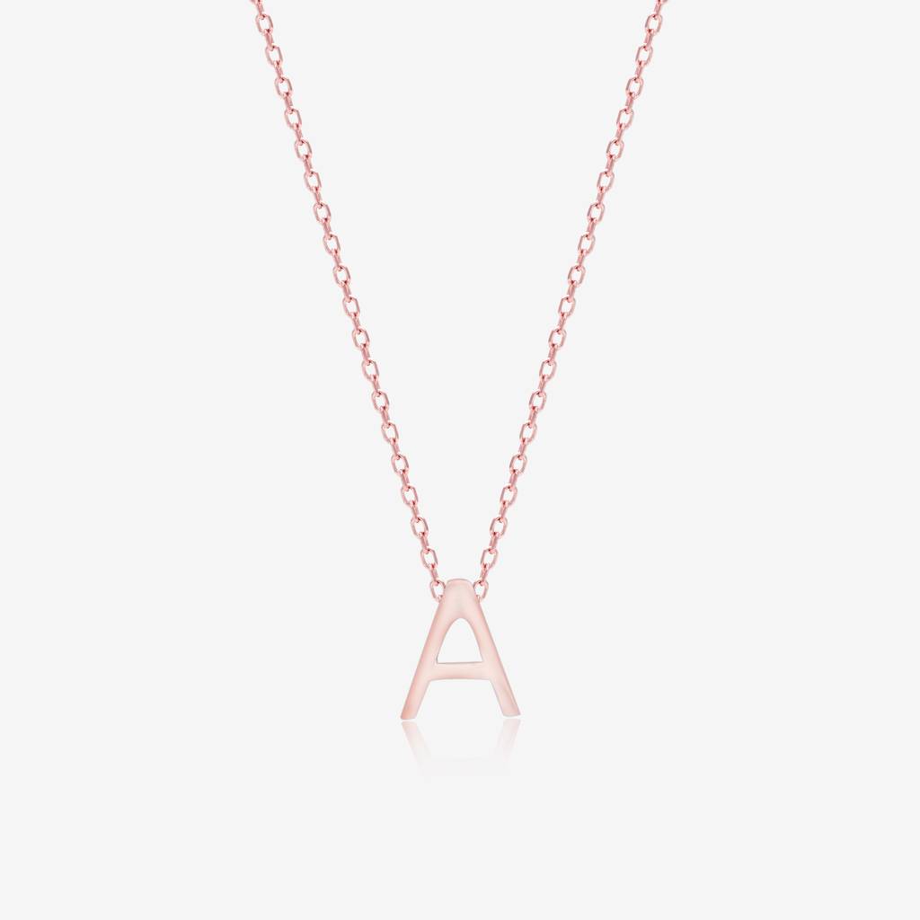 "A" Initial Necklace : LIN254