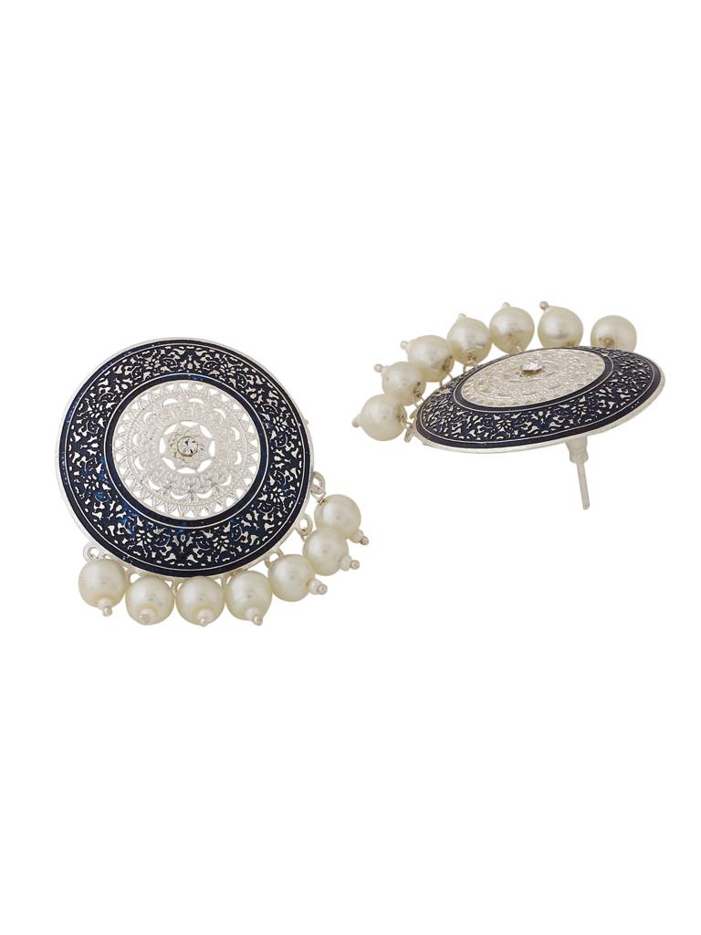 Falak Silver Studs : ABACE10