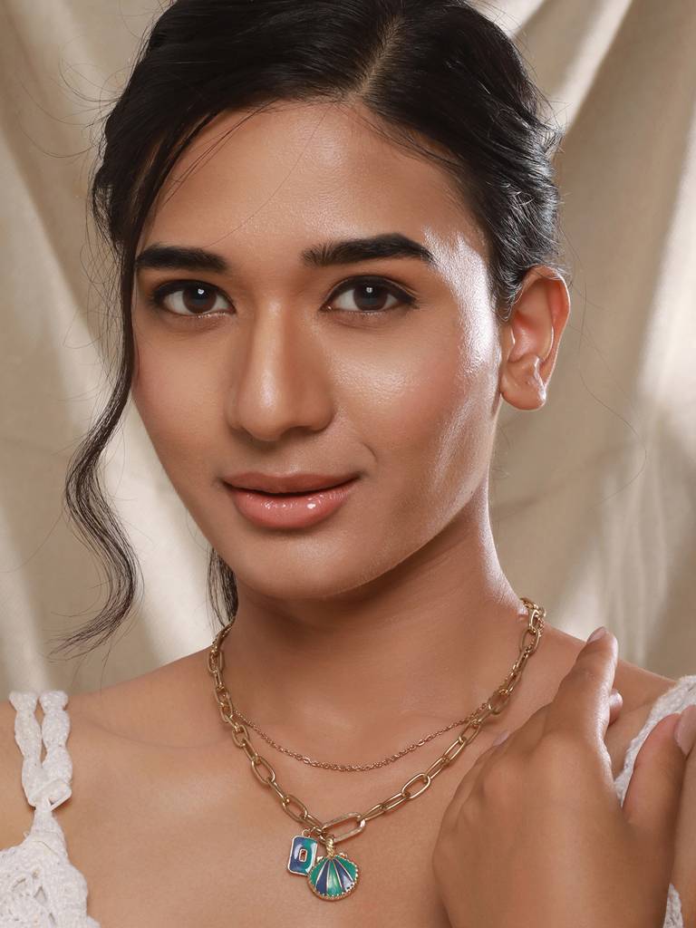 Gold Chain Pendant : Aatmana-NL0080