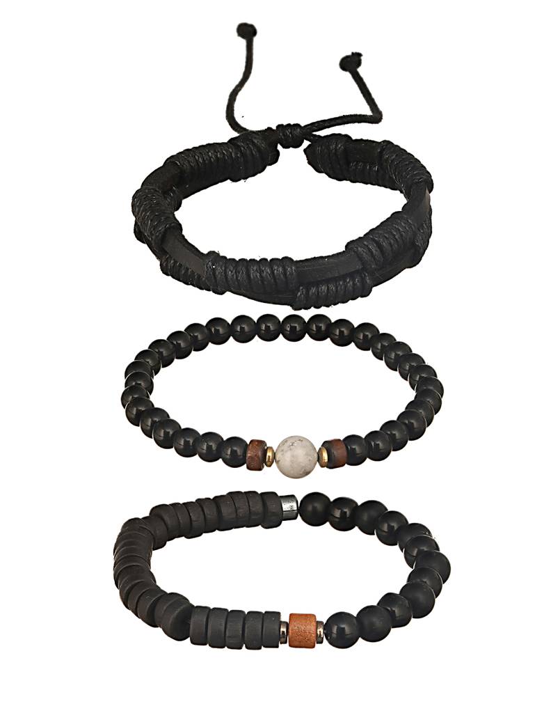 Men Set Of 3 Brass Bracelet : AatmanaBR58