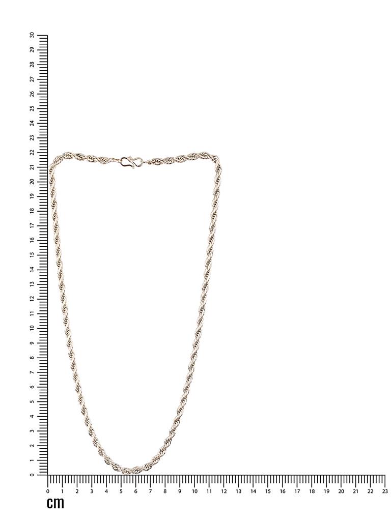 Men Brass Silver Plated Chain : AatmanaNL11