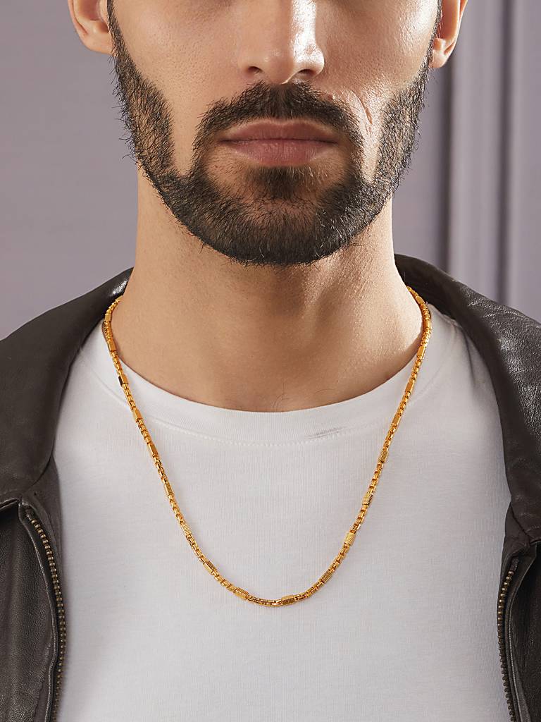 Men Gold-Plated Chain : AatmanaNL12