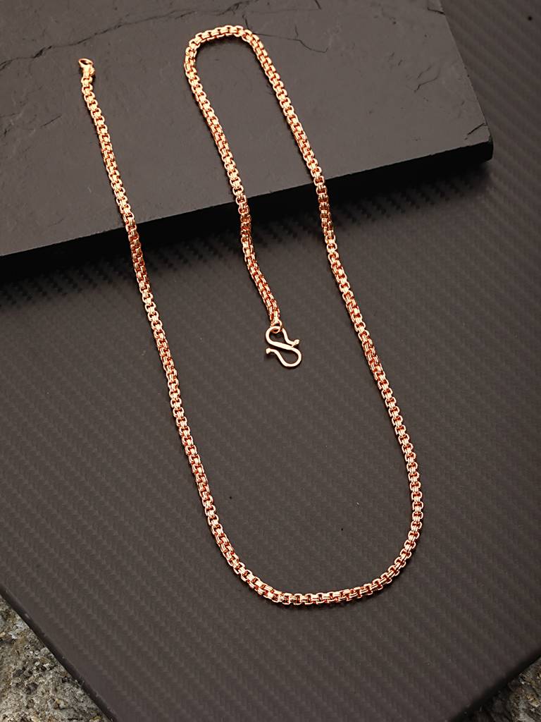 Men Rose Gold Plated Chain : AatmanaNL14