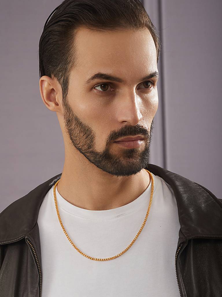 Men Rose Gold Plated Chain : AatmanaNL14