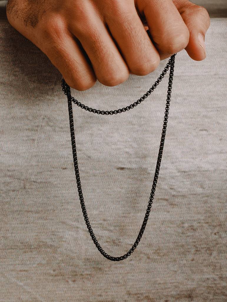 Men Stainless Steel Minimal Chain : AatmanaNL9