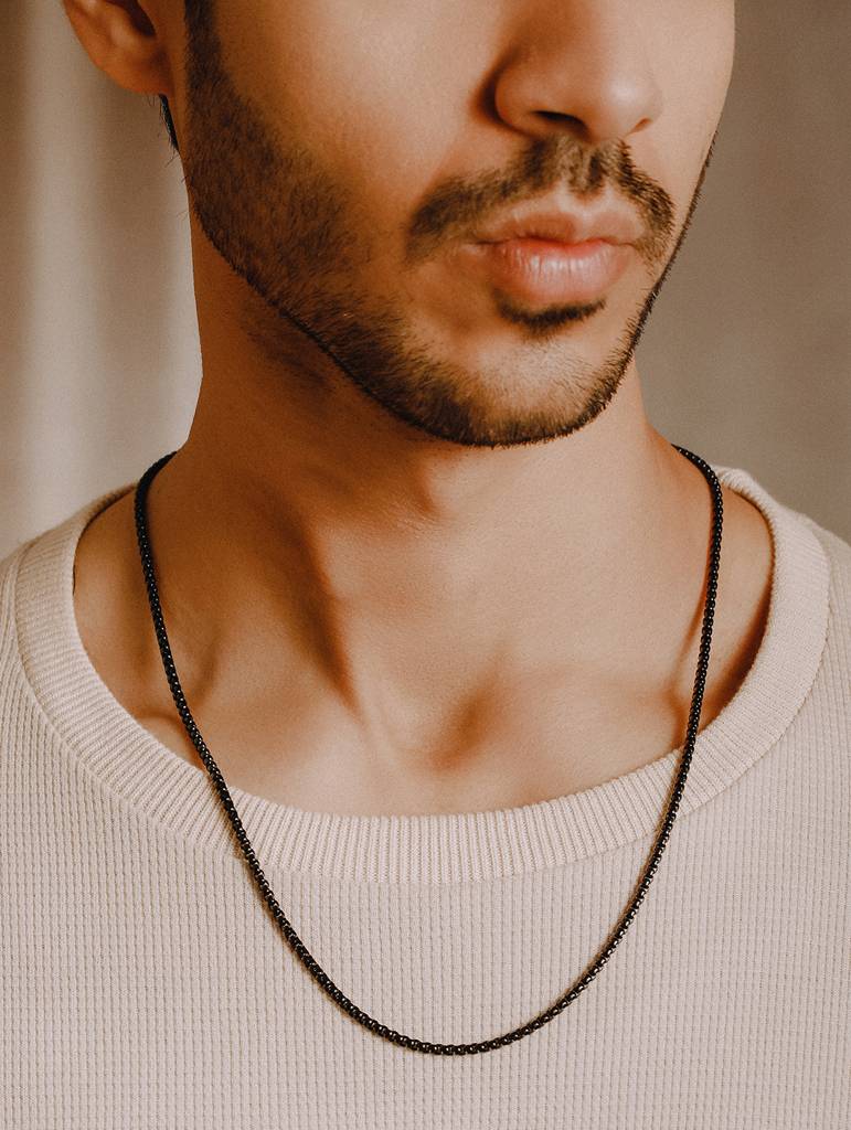 Men Stainless Steel Minimal Chain : AatmanaNL9