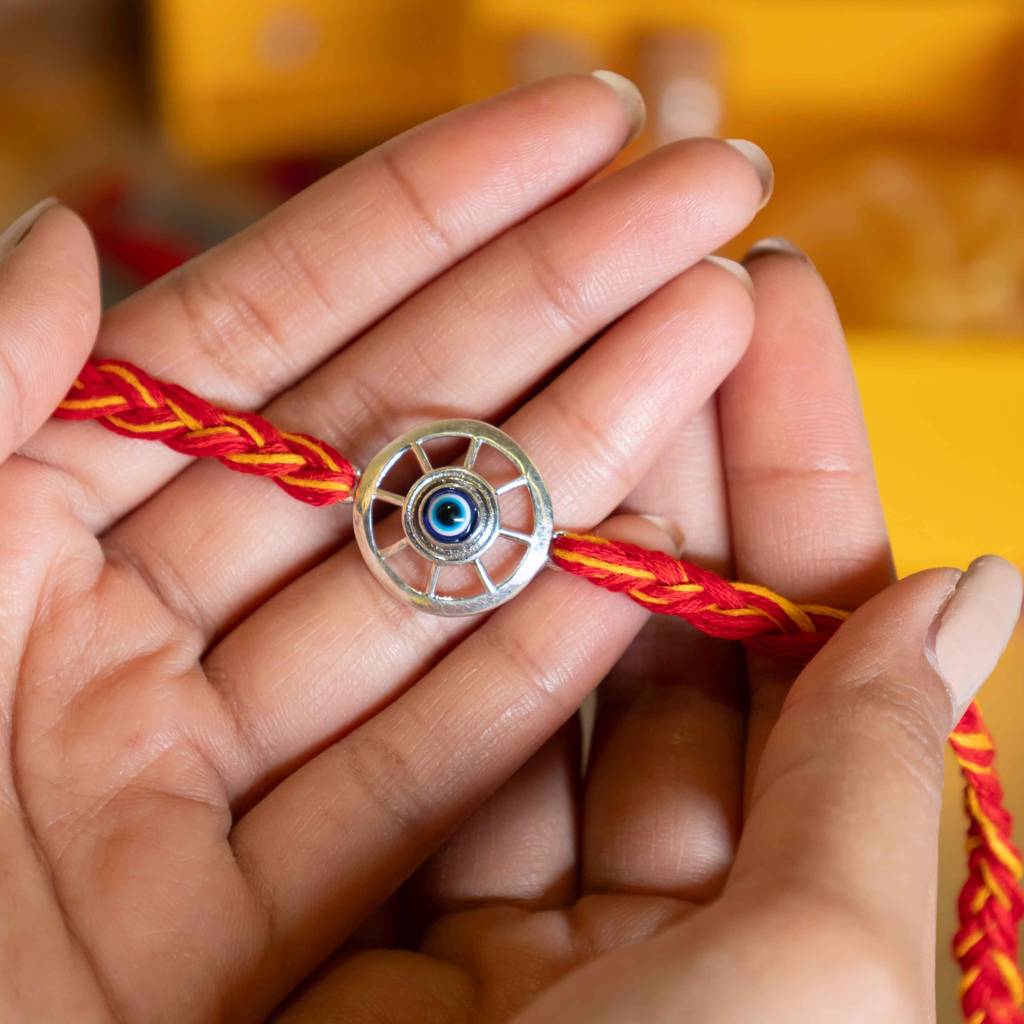Adya Fine Evil Eye Rakhi : SRK202513