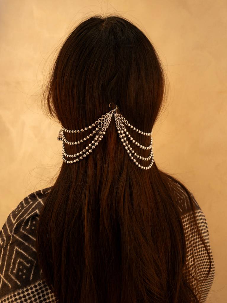 Anvaya Classic Four Layer Ball Earchain : SEC02