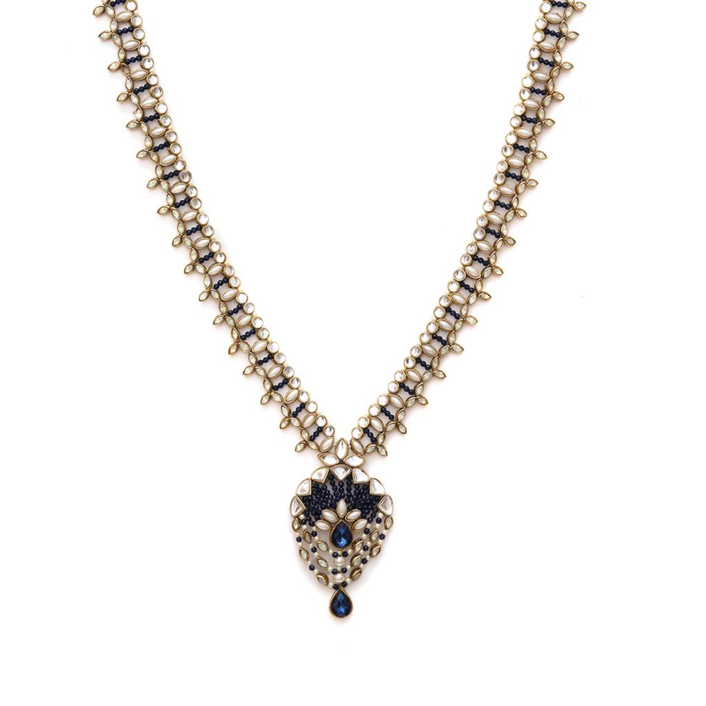 Blues Hues Long Necklace : ACN512-B