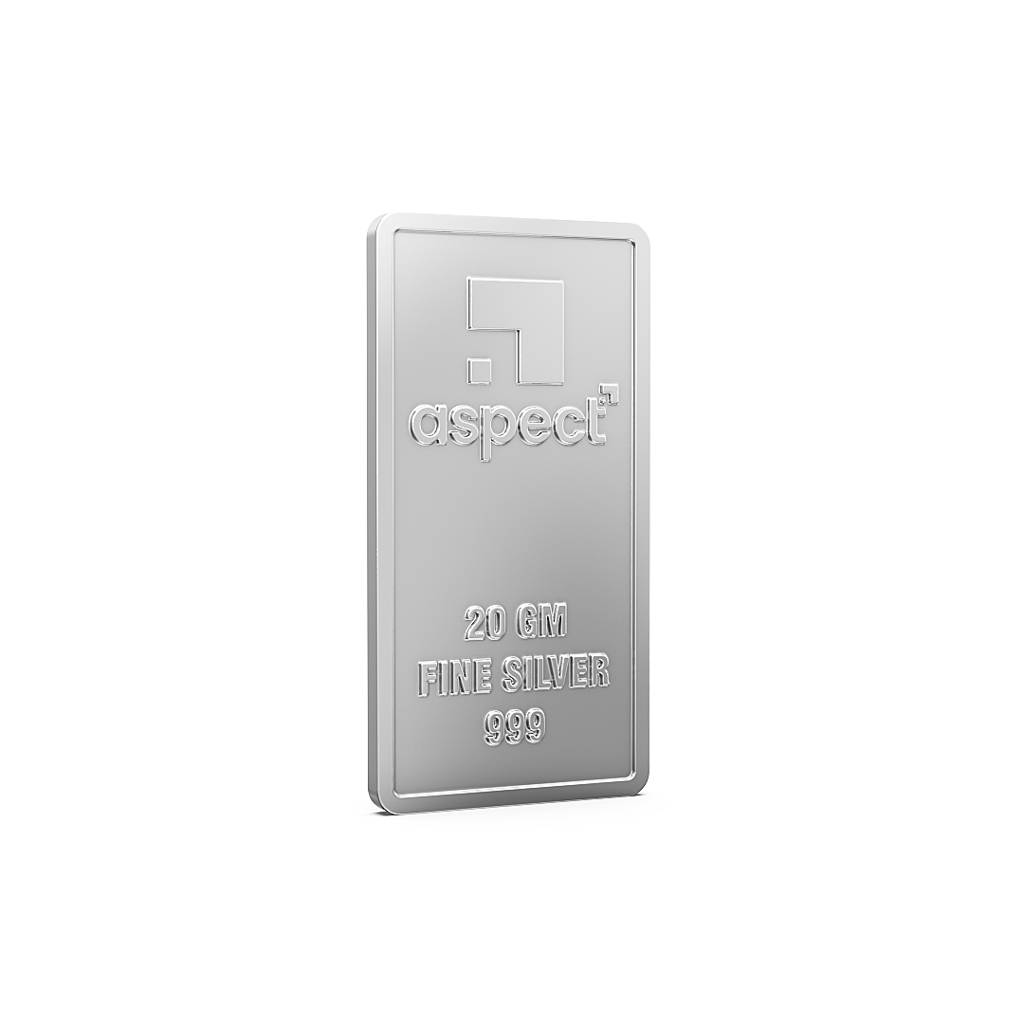 20 Gm Kalpvruksha Silver Bar Pure 999 : 20gmKalpvrukshaSilverBarPure999