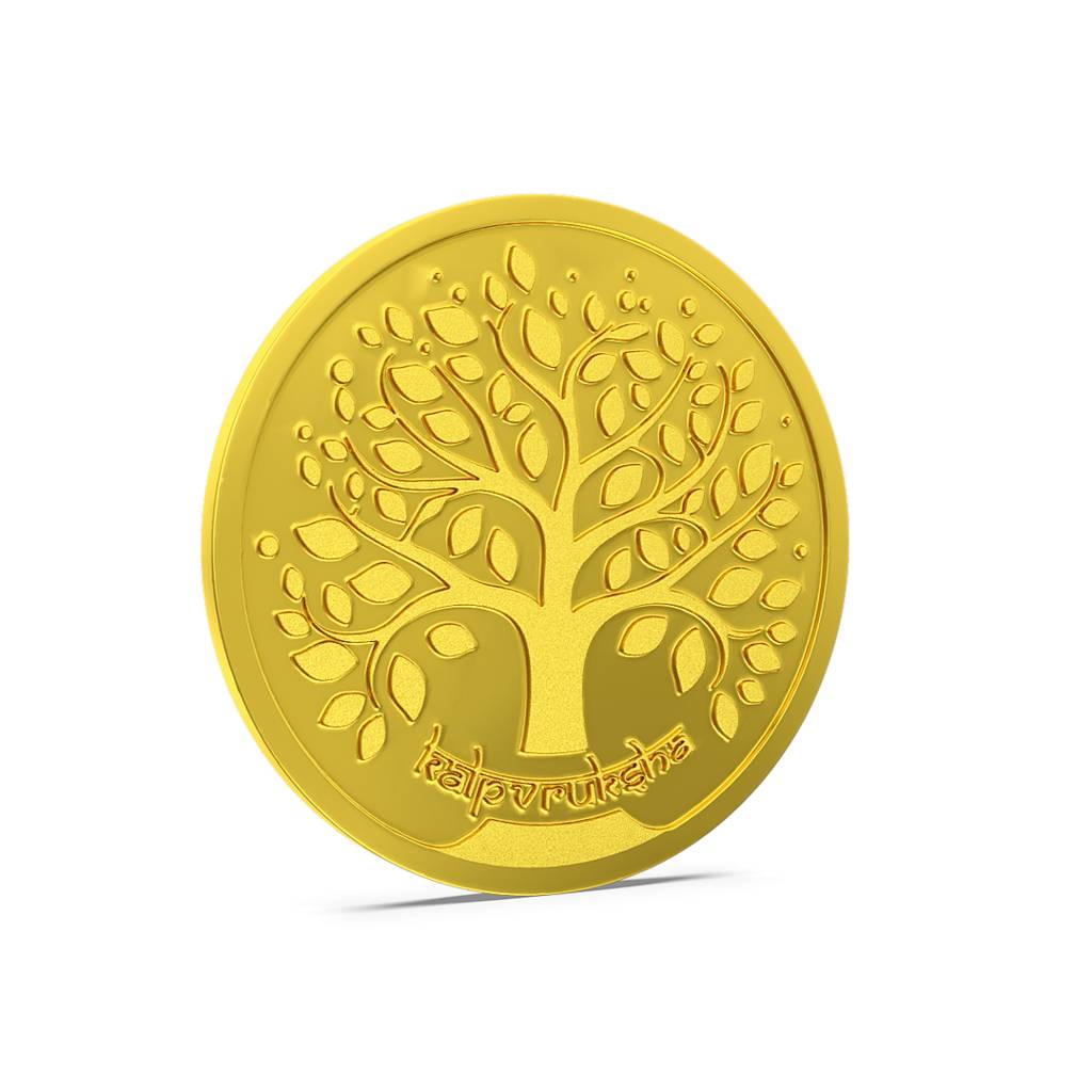 2 Gm Kalpruvksha Gold Coin 24Kt 995 : 2gmKalpruvkshaGoldCoin24kt995