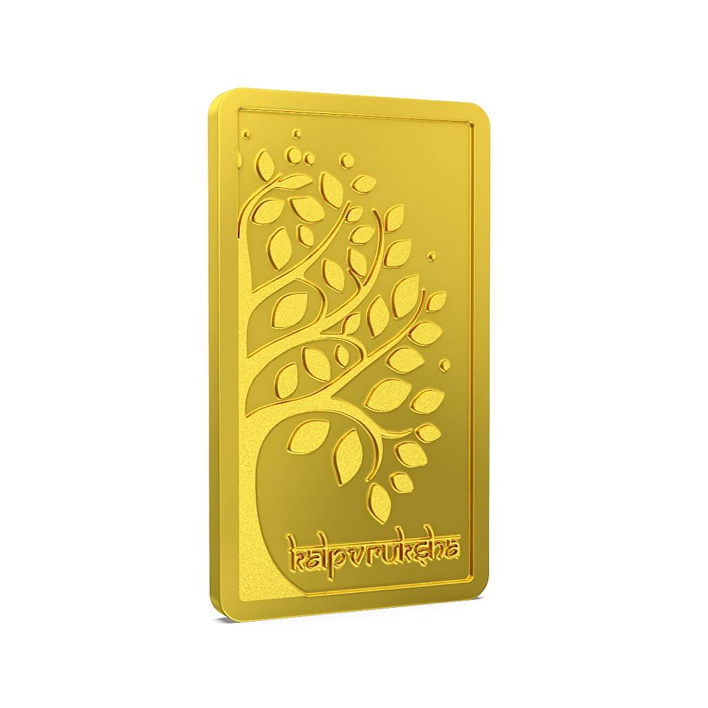 50 Gm 24Kt Kalpavruksha Gold Bar 999 : AGB50GMKALP999
