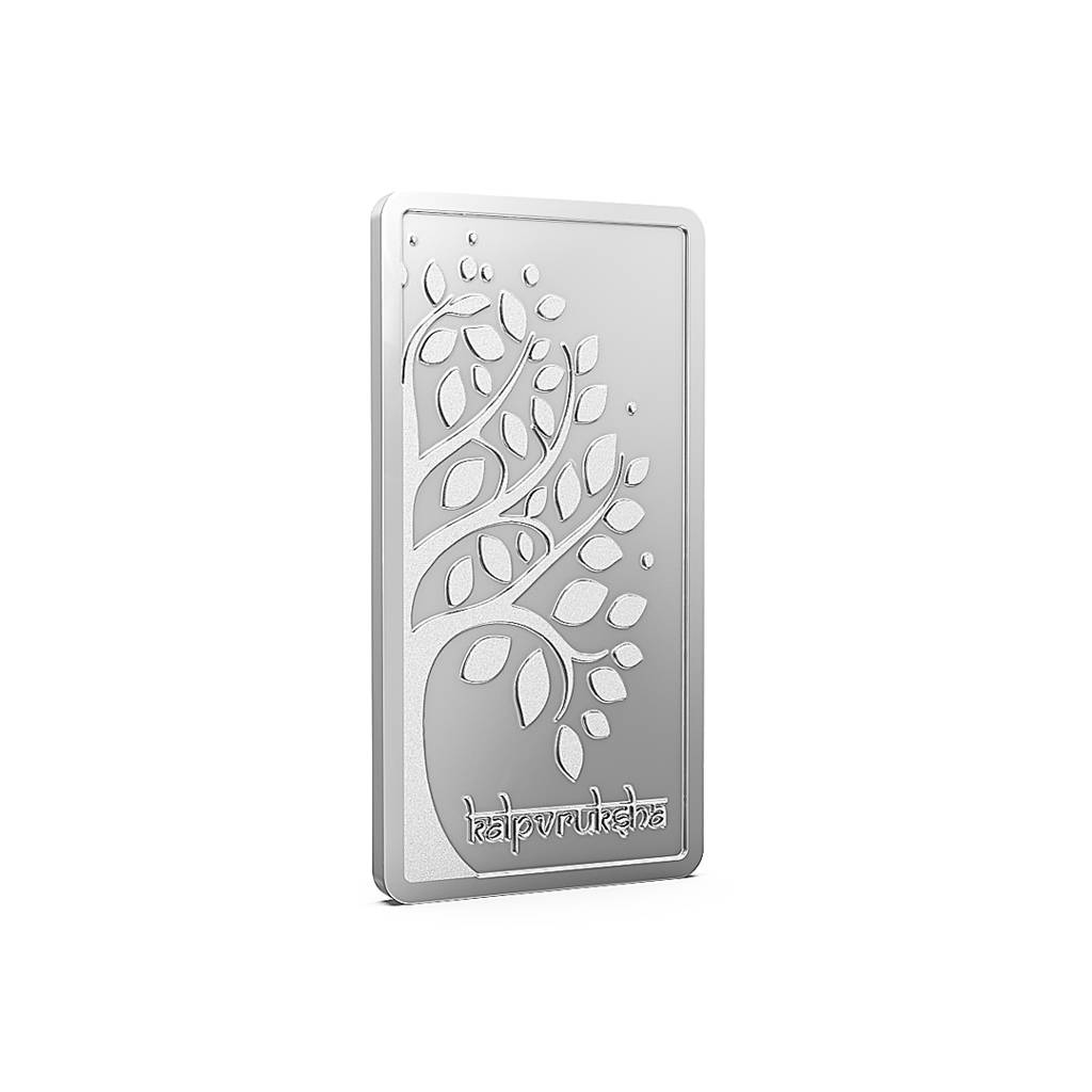 20 Gm Kalpvruksha Silver Bar Pure 999 : 20gmKalpvrukshaSilverBarPure999