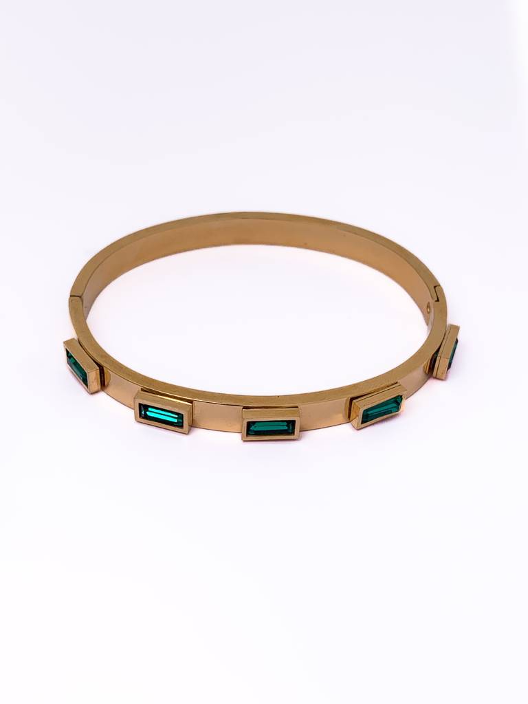 Emerald Olivia Bracelet Band : B-BD-40-0