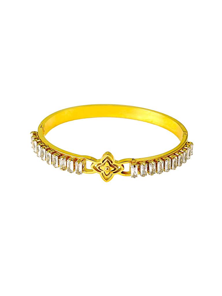 Floral Embrace Bracelet Band : B-BD-65-0