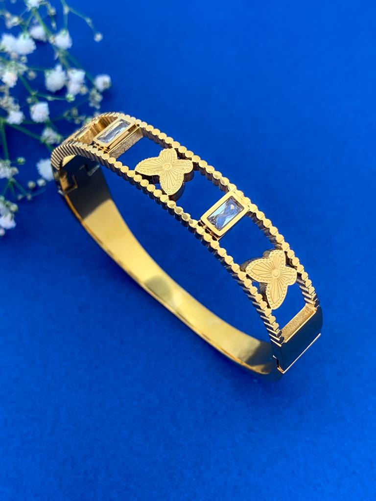 Baguette Butterfly Bracelet Band : B-BF-24-0