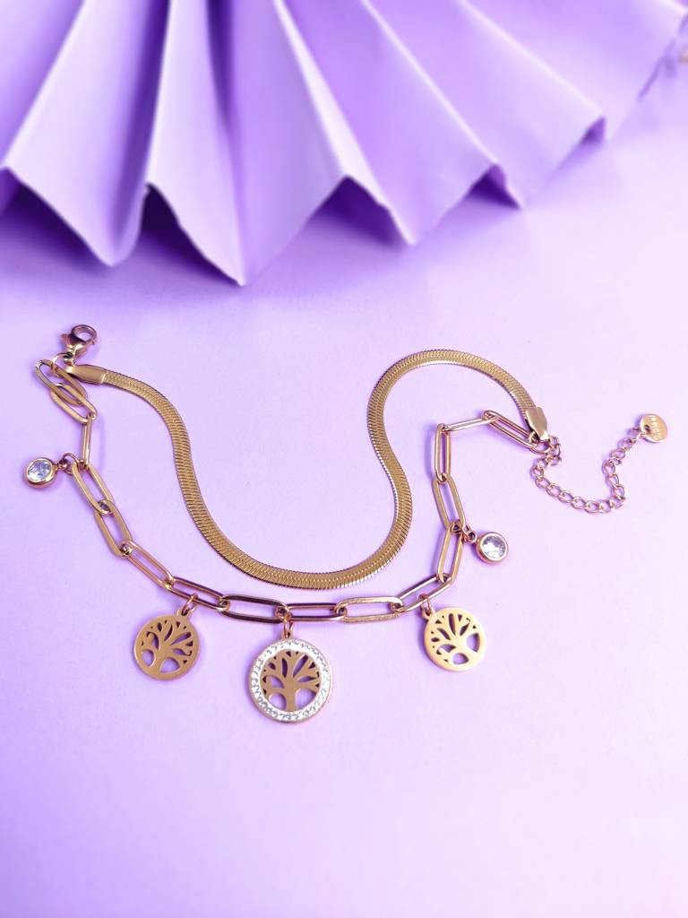 Tree Of Life Charm Bracelet : B-CH-27-0
