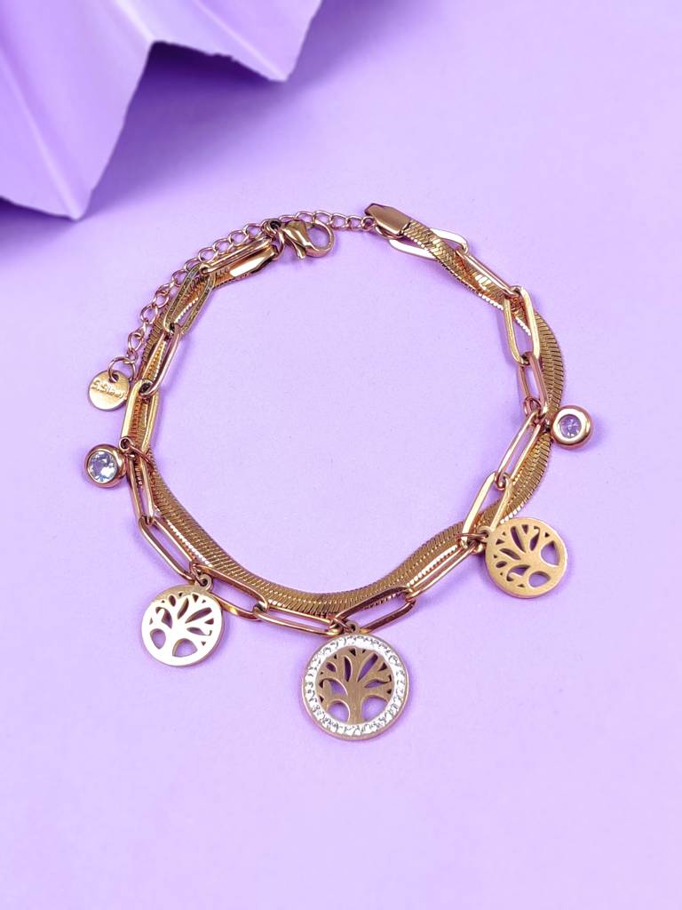 Tree Of Life Charm Bracelet : B-CH-27-0