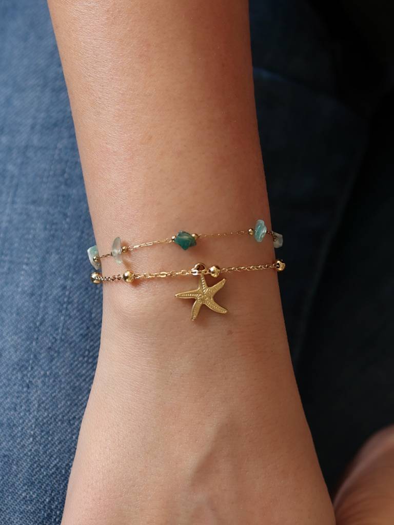 Sea Sparkle Charm Bracelet : B-CH-29-0