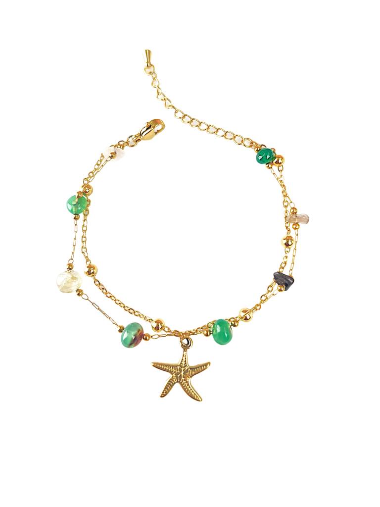 Sea Sparkle Charm Bracelet : B-CH-29-0