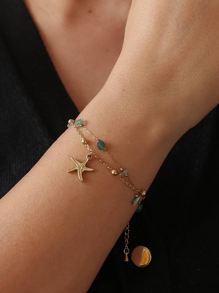 Sea Sparkle Charm Bracelet : B-CH-29-0