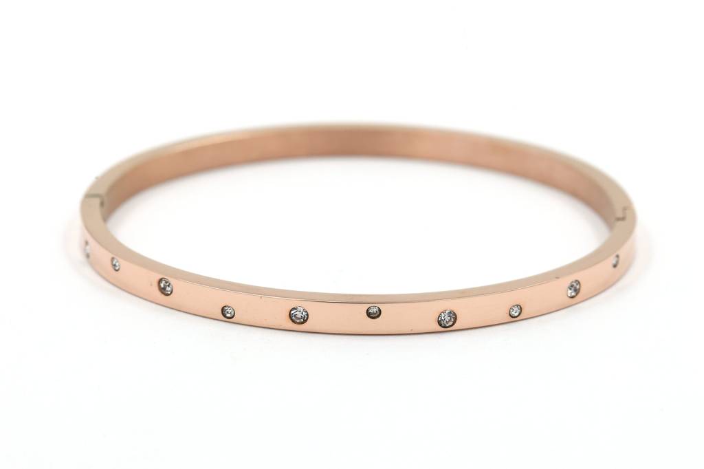 Crystal Marley Bracelet Band (Rose Gold) : B-CR-42-0
