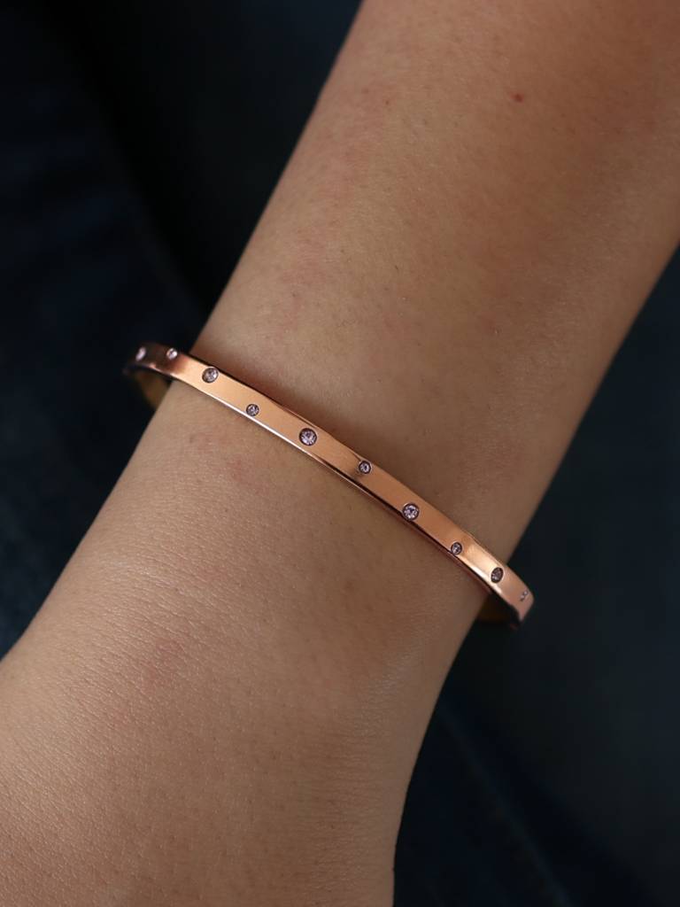 Crystal Marley Bracelet Band (Rose Gold) : B-CR-42-0