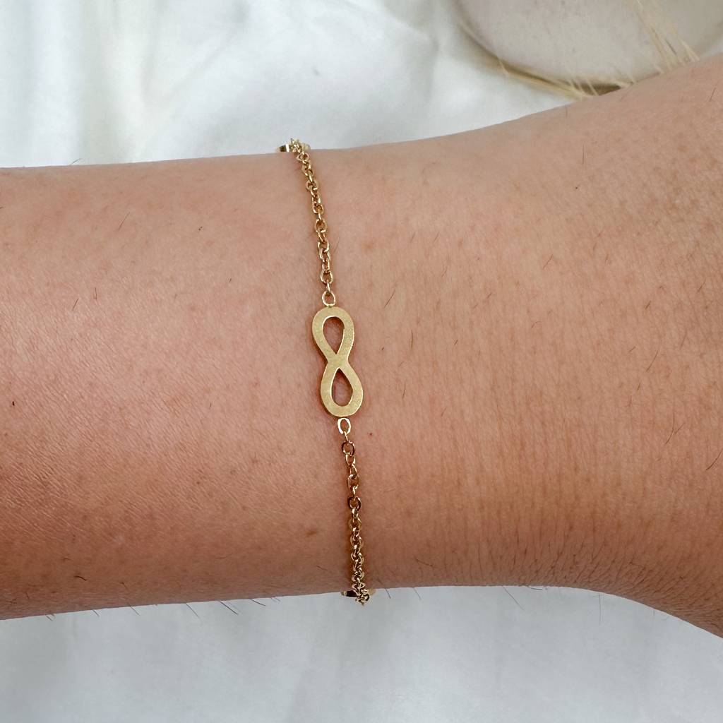 Golden Infinity Bracelet : B-D-23-0