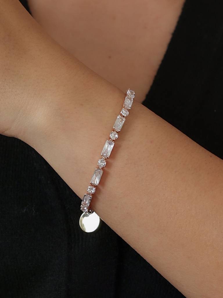 Crystal Samba Tennis Bracelet (Rosegold) : B-TE-5-RG