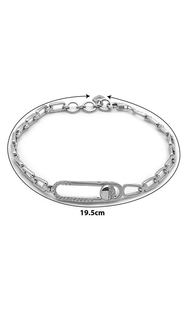 Silberry 925 Sterling Silver Flash-Pin Bracelet : B111