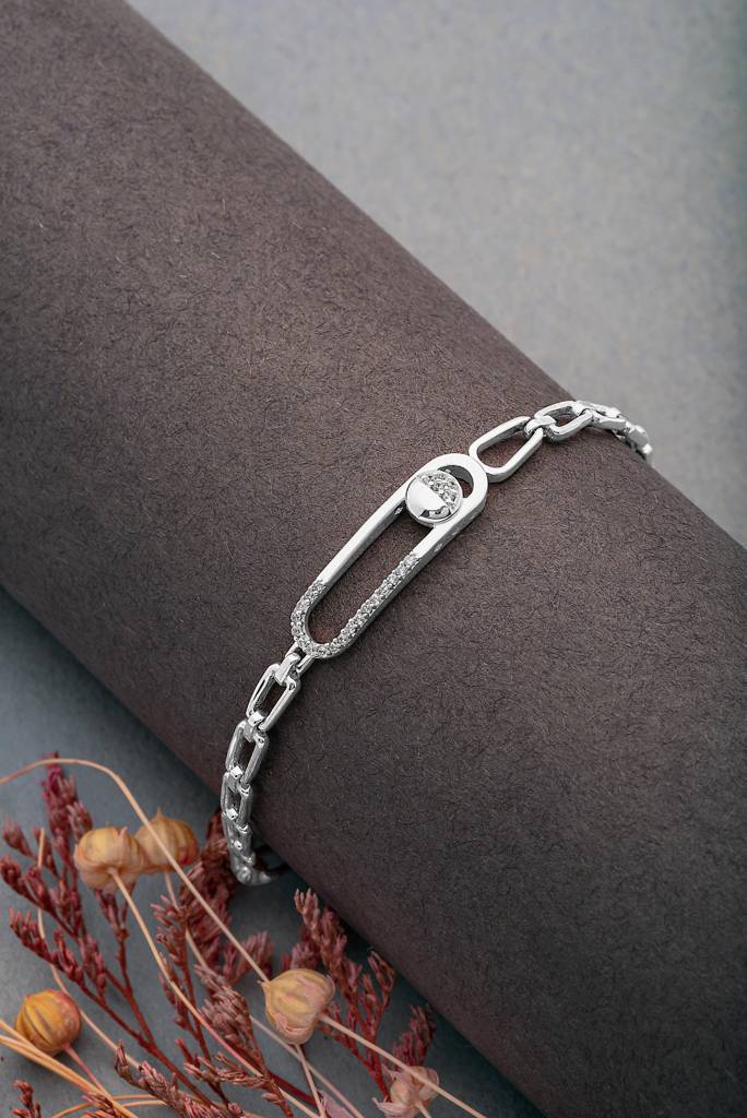 Silberry 925 Sterling Silver Flash-Pin Bracelet : B111