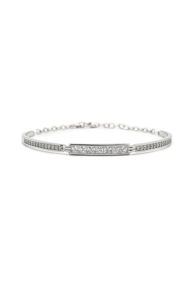 Silberry 925 Sterling Silver Crystal Femme Bracelet : B149