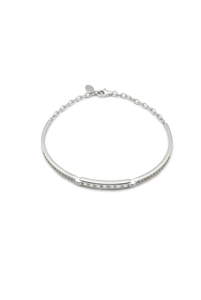 Silberry 925 Sterling Silver Crystal Femme Bracelet : B149